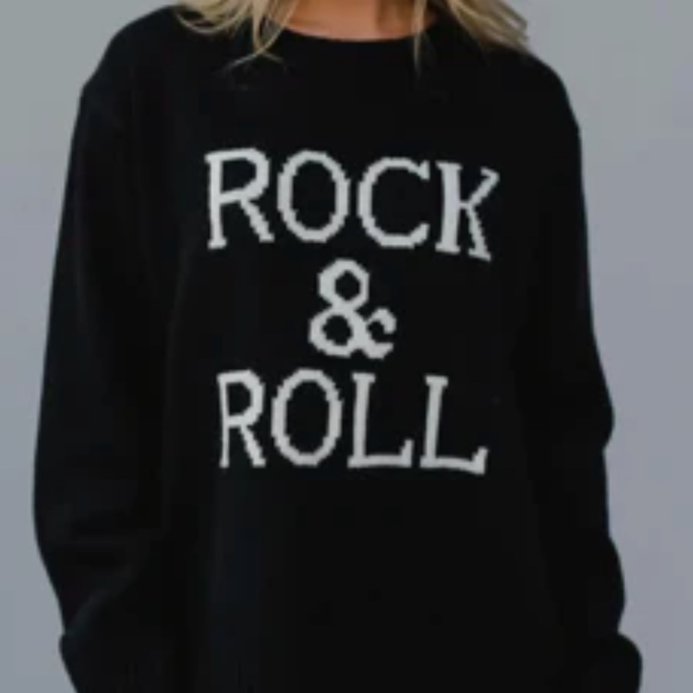 Rock n Roll Knit Sweater